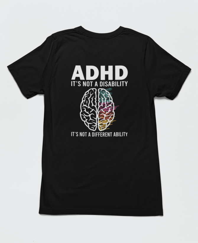 Comfortable ADHD Shirt with Vibrant Colors