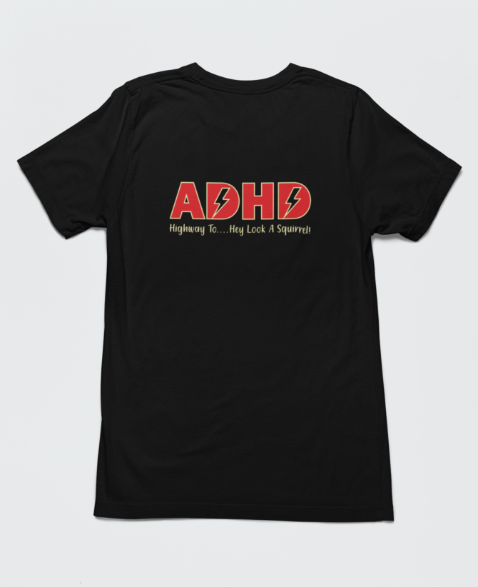 Colorful ADHD Awareness Shirt with Motivational Quote