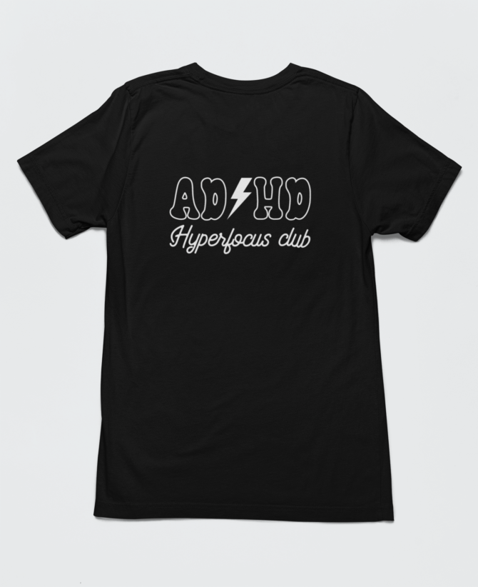 Bold ADHD Awareness Tee with Graphic Art