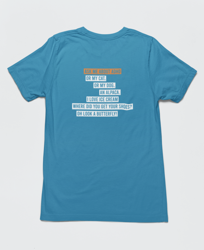 Ask Me About ADHD T Shirt For Women