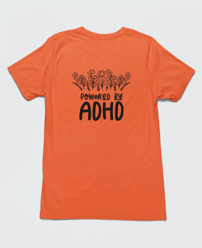 Powerd By ADHD T Shirt For Men