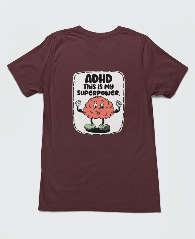 ADHD This Is My Superpower T Shirt For Men